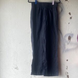 Quince Black Wide Leg Pants